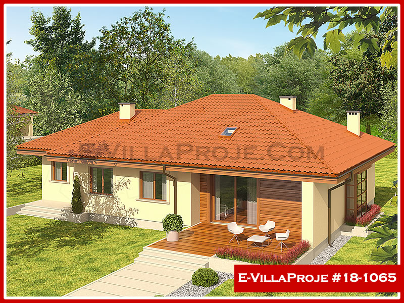Ev Villa Proje #18 - 1065 Çelik Villa Modeli ve 3D Tasarımı