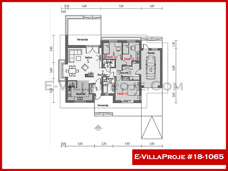 Ev Villa Proje #18 - 1065 Çelik Ev Projesi - Görsel 2