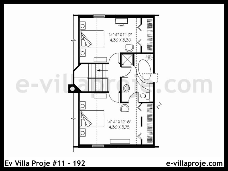 Ev Villa Proje #11 - 192 Çelik Ev Projesi - Görsel 3