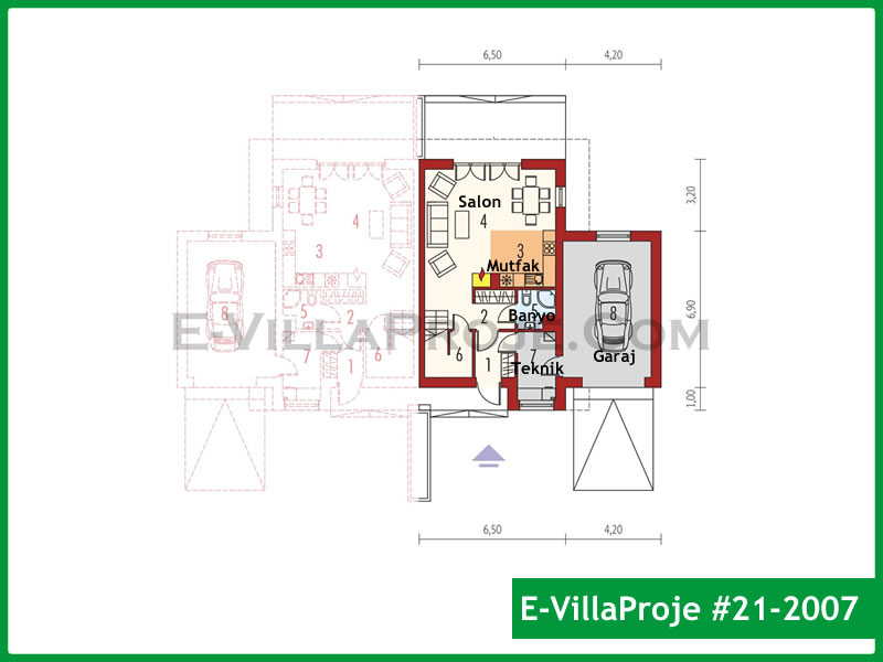 Ev Villa Proje #21 - 2007 Çelik Ev Projesi - Görsel 2