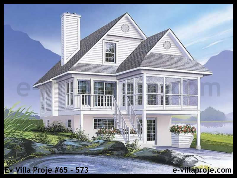 Ev Villa Proje #65 - 573 Çelik Villa Modeli ve 3D Tasarımı