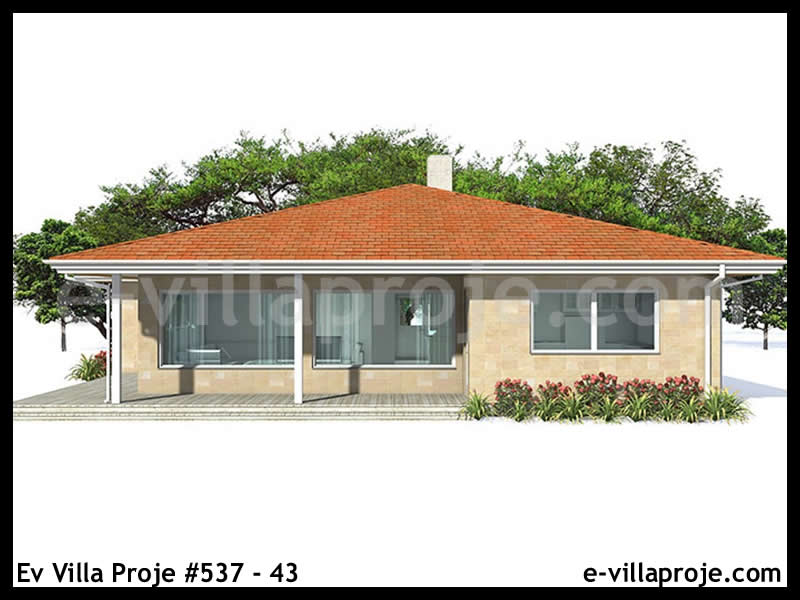 Ev Villa Proje #537 - 43 Çelik Villa Modeli ve 3D Tasarımı