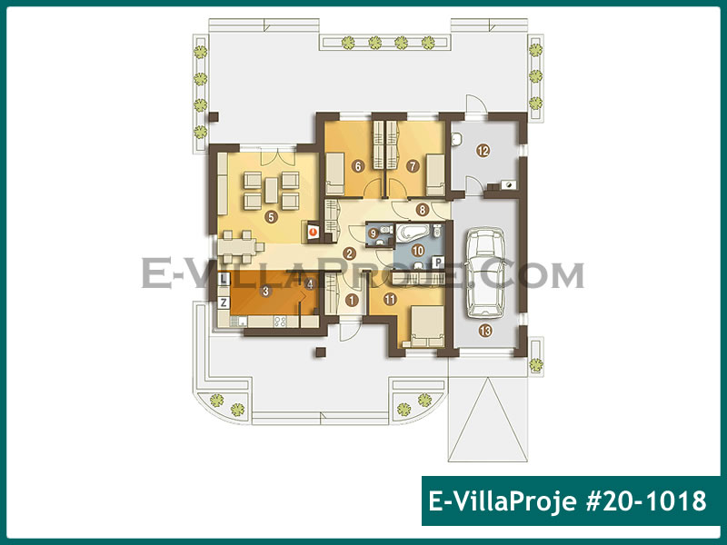 Ev Villa Proje #20 - 1018 Çelik Ev Projesi - Görsel 2