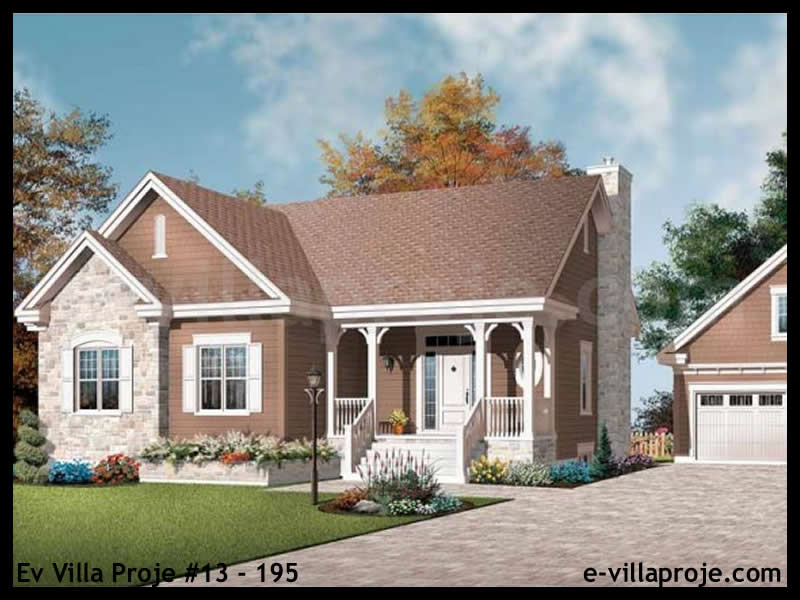 Ev Villa Proje #13 - 195 Çelik Villa Modeli ve 3D Tasarımı