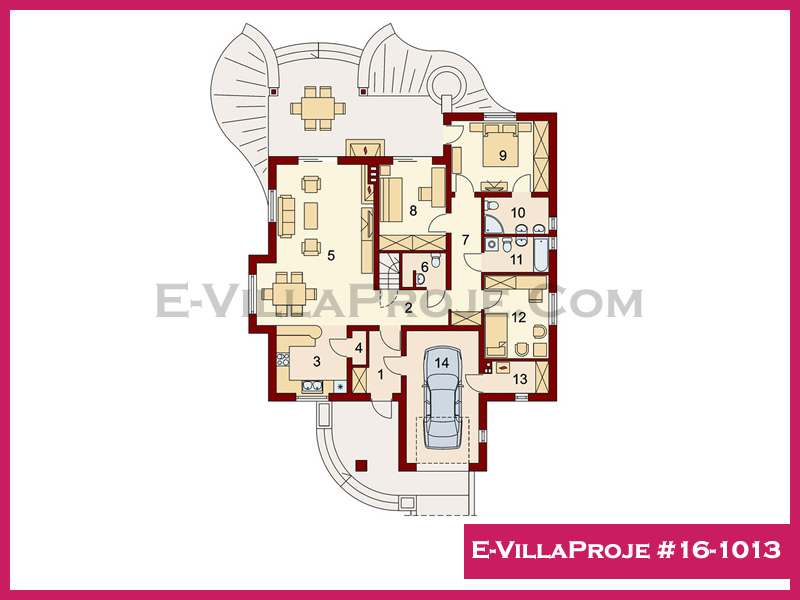 Ev Villa Proje #16 - 1013 Çelik Ev Projesi - Görsel 2
