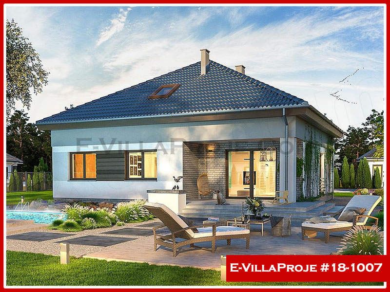 Ev Villa Proje #18 - 1007 Çelik Villa Modeli ve 3D Tasarımı