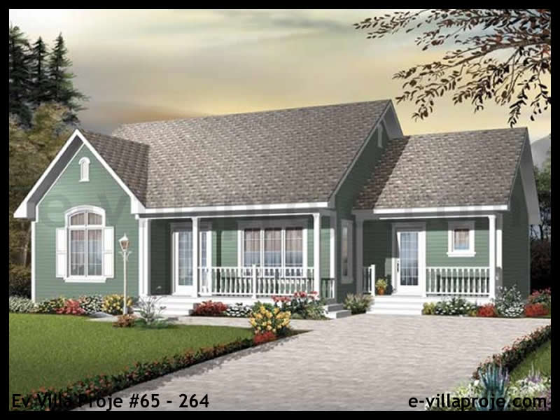 Ev Villa Proje #65 - 264 Çelik Villa Modeli ve 3D Tasarımı