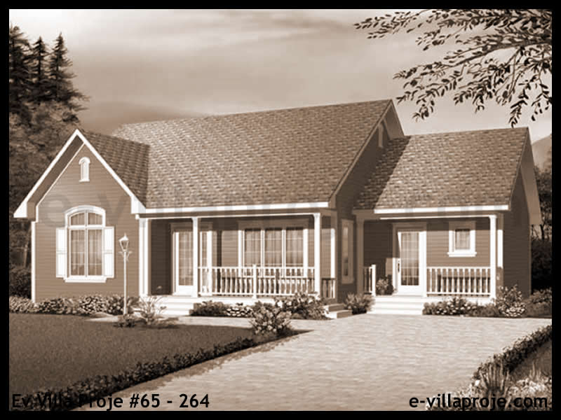 Ev Villa Proje #65 - 264 Çelik Ev Projesi - Görsel 3