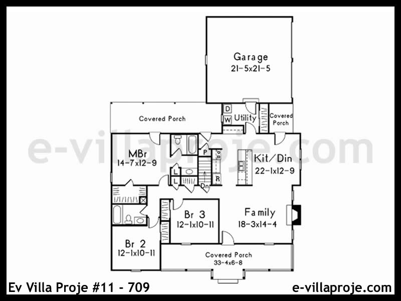 Ev Villa Proje #11 - 709 Çelik Ev Projesi - Görsel 2