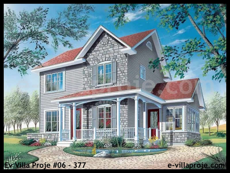 Ev Villa Proje #06 - 377 Çelik Villa Modeli ve 3D Tasarımı
