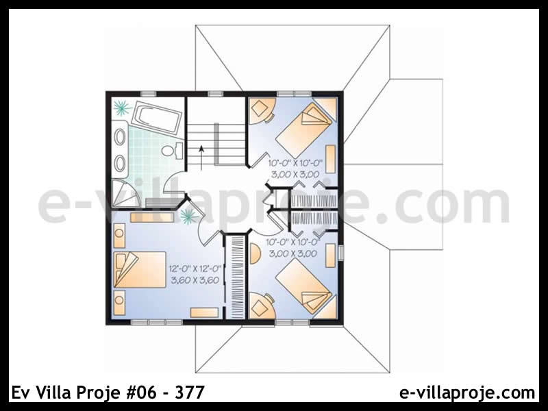 Ev Villa Proje #06 - 377 Çelik Ev Projesi - Görsel 3
