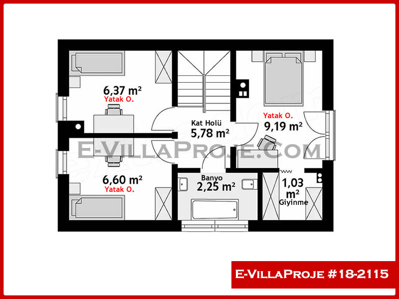 Ev Villa Proje #18 - 2115 Çelik Ev Projesi - Görsel 3