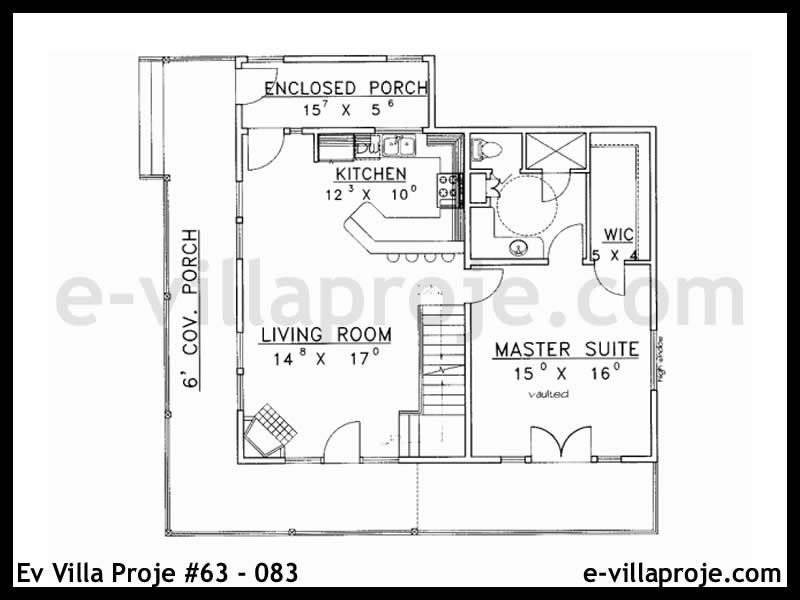 Ev Villa Proje #63 - 083 Çelik Ev Projesi - Görsel 2