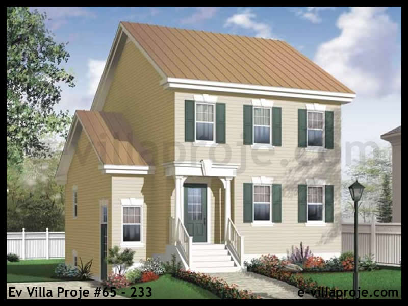 Ev Villa Proje #65 - 233 Çelik Villa Modeli ve 3D Tasarımı