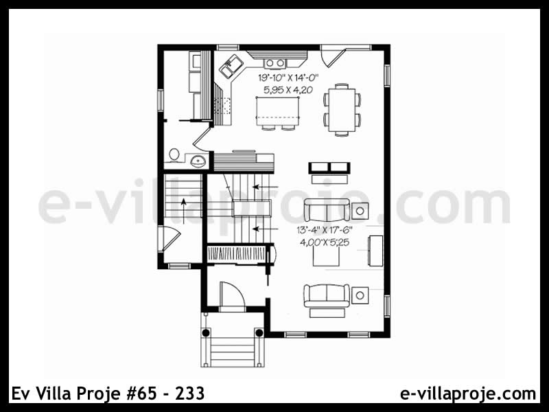 Ev Villa Proje #65 - 233 Çelik Ev Projesi - Görsel 2