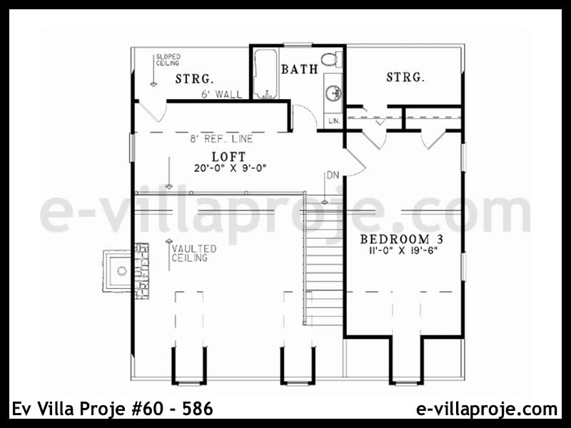 Ev Villa Proje #60 - 586 Çelik Ev Projesi - Görsel 3