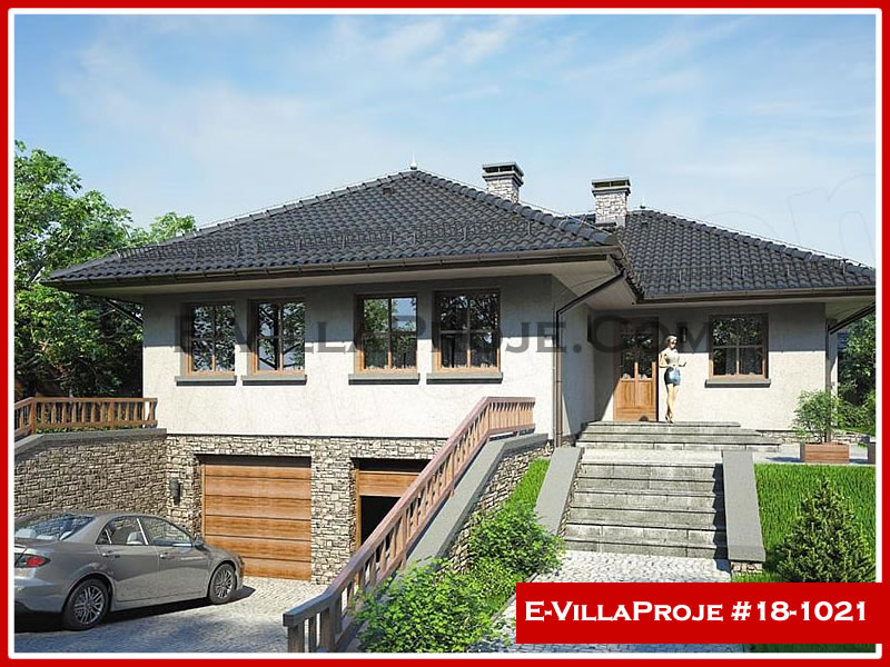 Ev Villa Proje #18 - 1021 Çelik Villa Projesi 3D Mimari Tasarımı