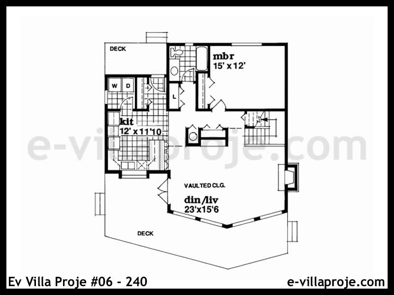 Ev Villa Proje #06 - 240 Çelik Ev Projesi - Görsel 2