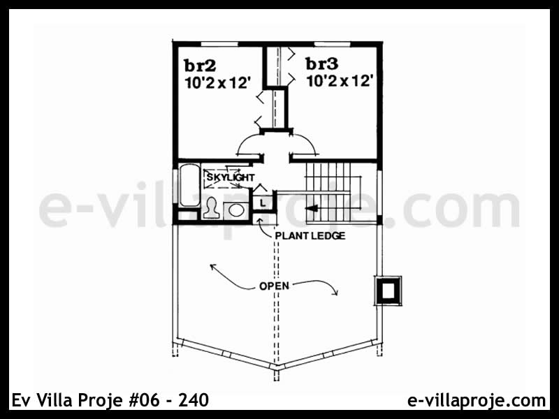 Ev Villa Proje #06 - 240 Çelik Ev Projesi - Görsel 3