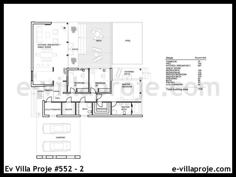 Ev Villa Proje #552 - 2 Çelik Ev Projesi - Görsel 2