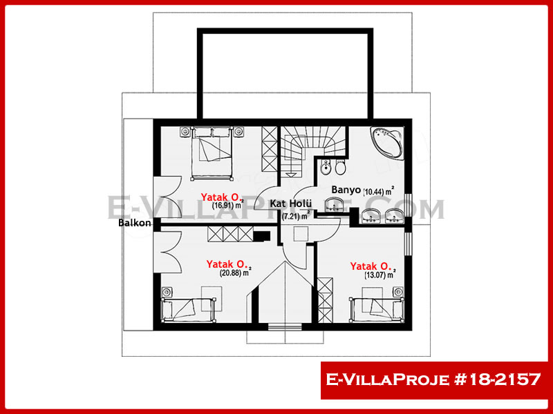 Ev Villa Proje #18 - 2157 Çelik Ev Projesi - Görsel 3