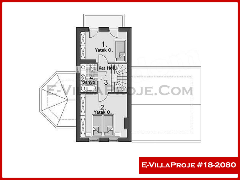 Ev Villa Proje #18 - 2080 Çelik Ev Projesi - Görsel 3