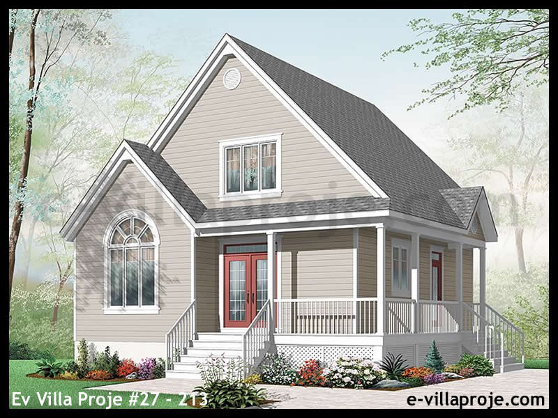 Ev Villa Proje #27 - 213 Çelik Villa Modeli ve 3D Tasarımı