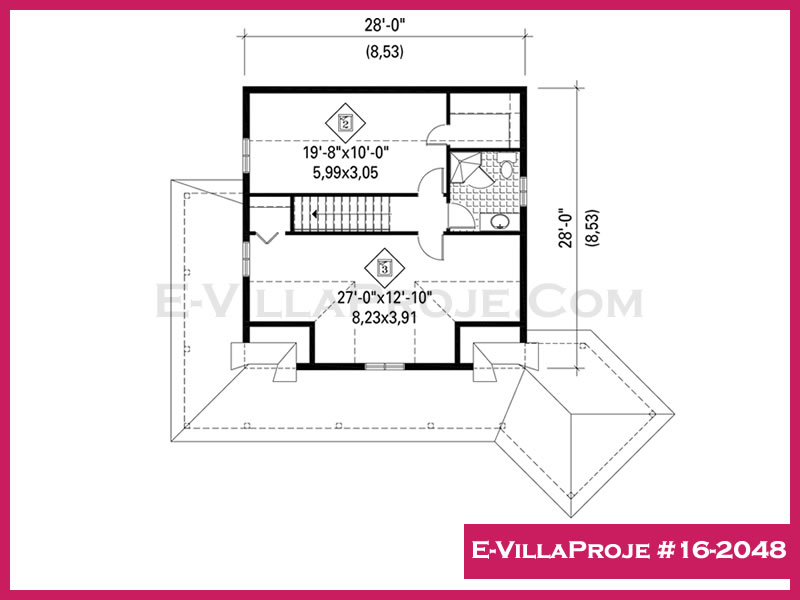 Ev Villa Proje #16 - 2048 Çelik Ev Projesi - Görsel 3