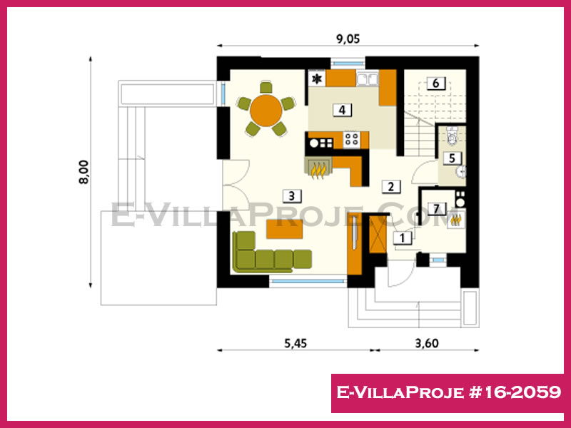 Ev Villa Proje #16 - 2059 Çelik Ev Projesi - Görsel 2