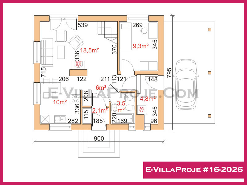 Ev Villa Proje #16 - 2026 Çelik Ev Projesi - Görsel 2