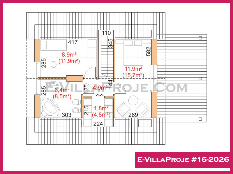 Ev Villa Proje #16 - 2026 Çelik Ev Projesi - Görsel 3