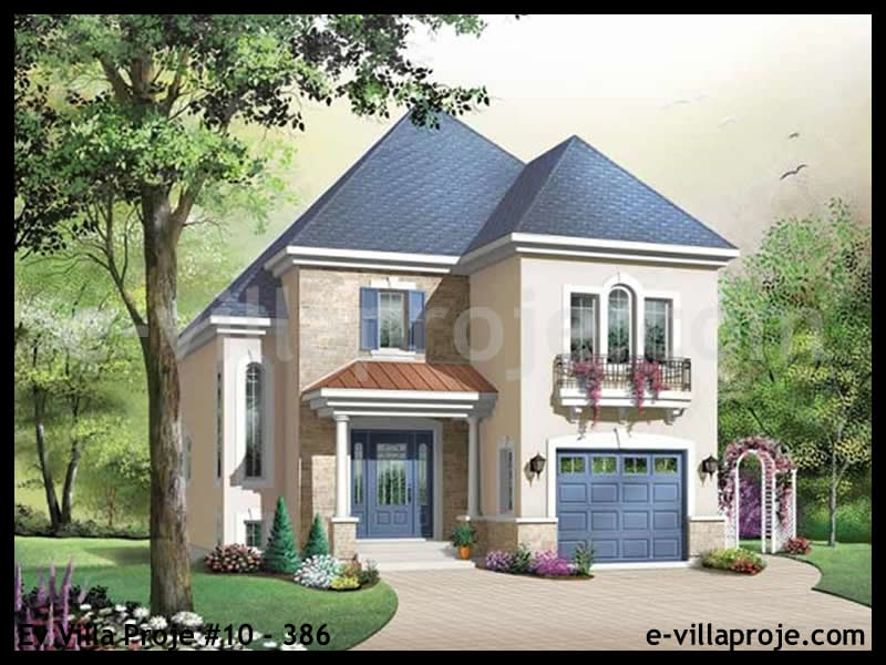 Ev Villa Proje #10 - 386 Çelik Villa Modeli ve 3D Tasarımı