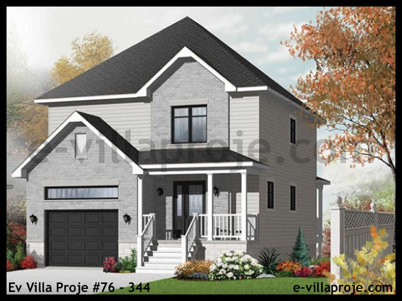 Ev Villa Proje #76 - 344 Çelik Villa Modeli