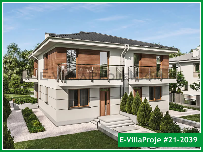 Ev Villa Proje #21 - 2039 Çelik Villa Modeli ve 3D Tasarımı