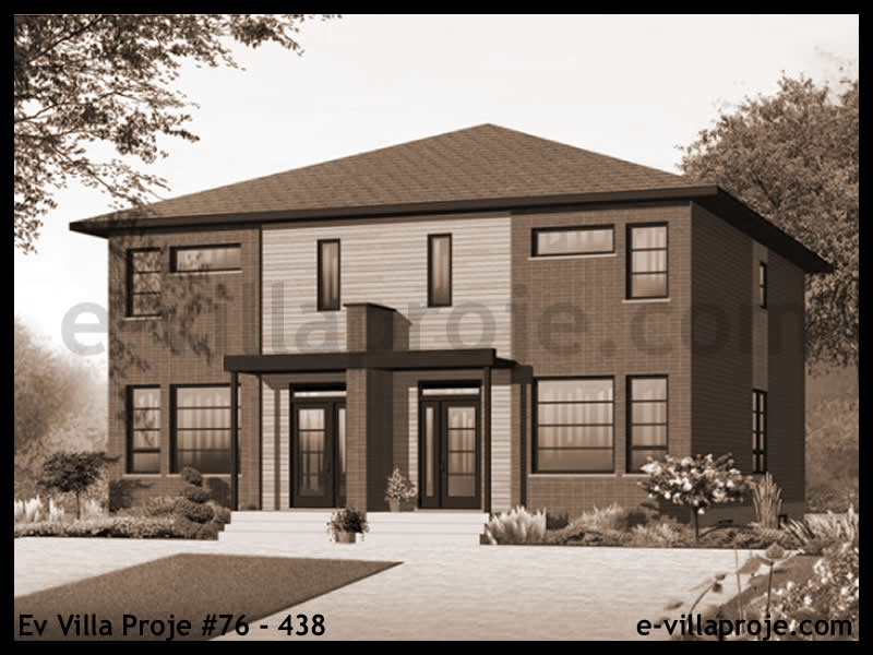 Ev Villa Proje #76 - 438 Çelik Ev Projesi - Görsel 4