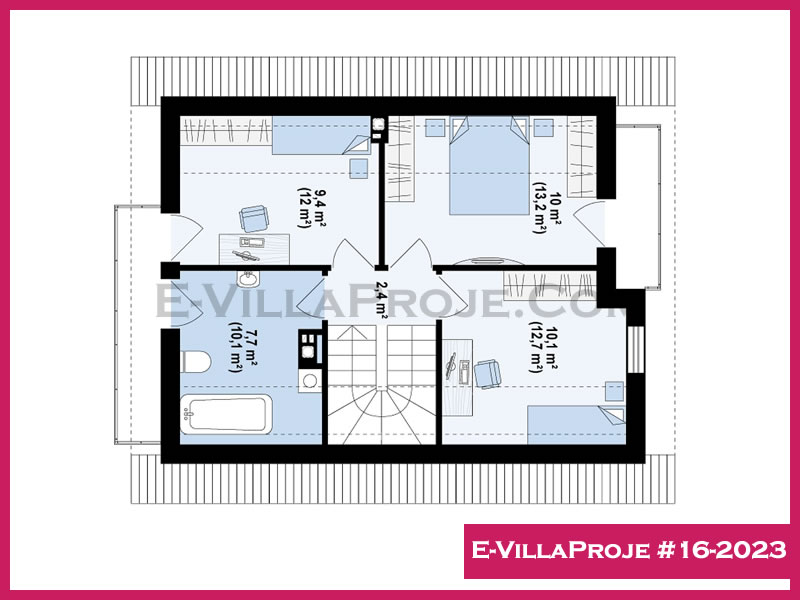 Ev Villa Proje #16 - 2023 Çelik Ev Projesi - Görsel 3