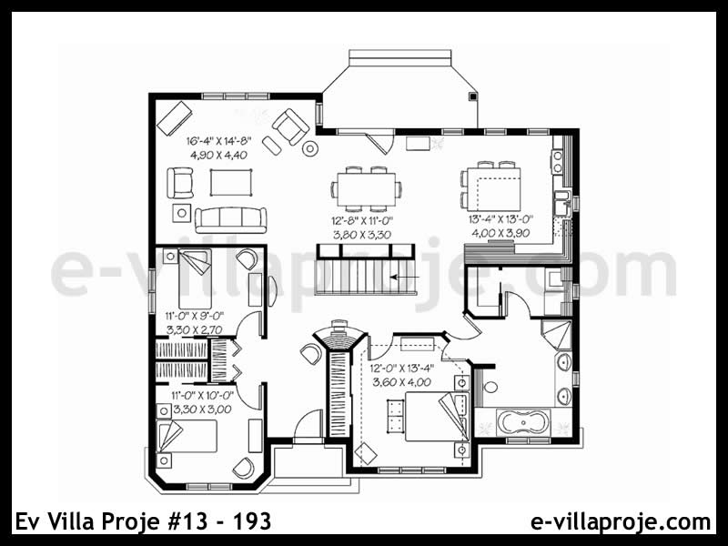 Ev Villa Proje #13 - 193 Çelik Ev Projesi - Görsel 2