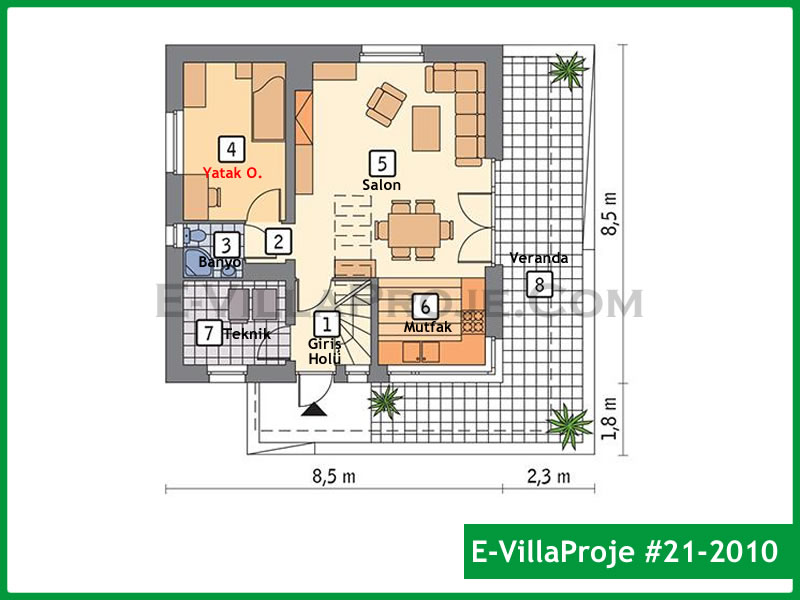 Ev Villa Proje #21 - 2010 Çelik Ev Projesi - Görsel 2