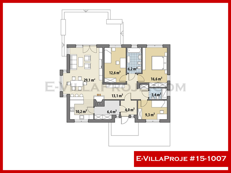 Ev Villa Proje #15 - 1007 Çelik Ev Projesi - Görsel 2