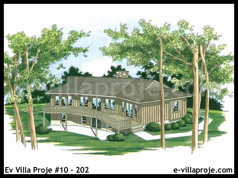 Ev Villa Proje #10 - 202 Çelik Villa Modeli ve 3D Tasarımı