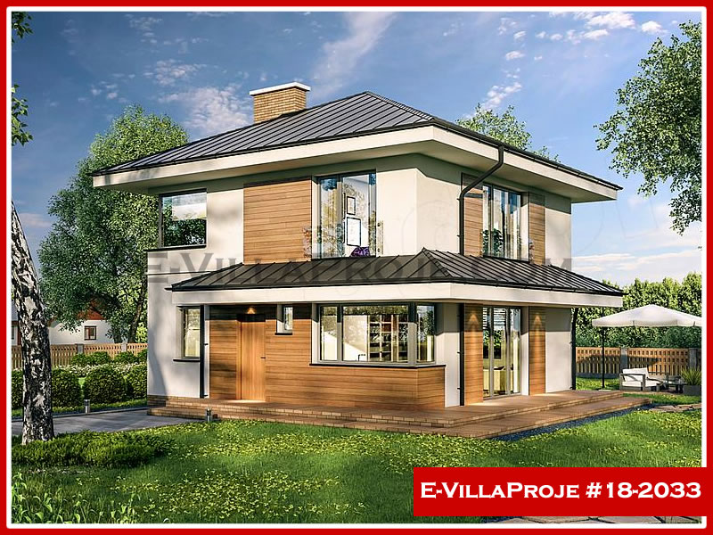 Ev Villa Proje #18 - 2033 Çelik Villa Modeli ve 3D Tasarımı