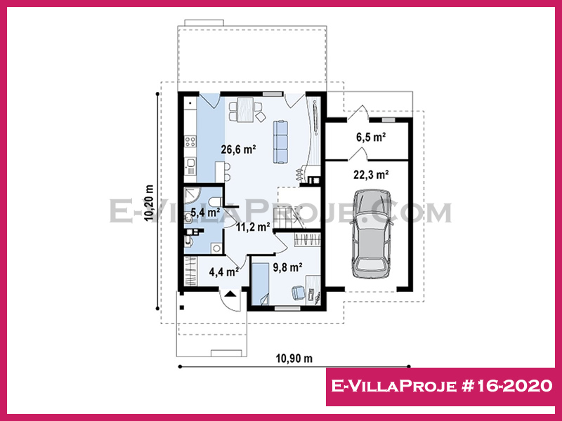 Ev Villa Proje #16 - 2020 Çelik Ev Projesi - Görsel 2