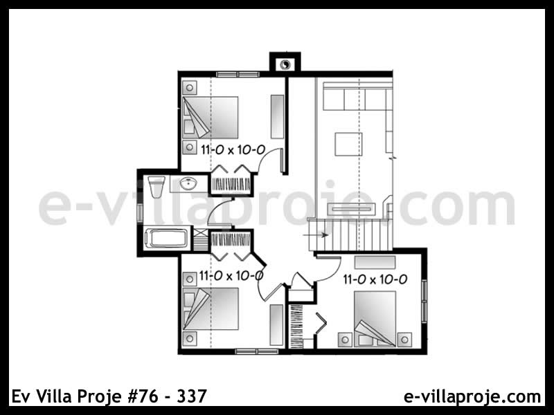 Ev Villa Proje #76 - 337 Çelik Ev Projesi - Görsel 3