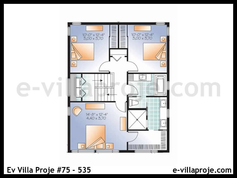 Ev Villa Proje #75 - 535 Çelik Ev Projesi - Görsel 3