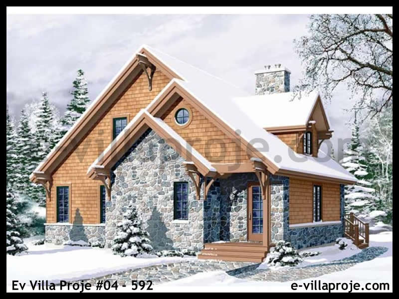 Ev Villa Proje #04 - 592 Çelik Villa Modeli ve 3D Tasarımı