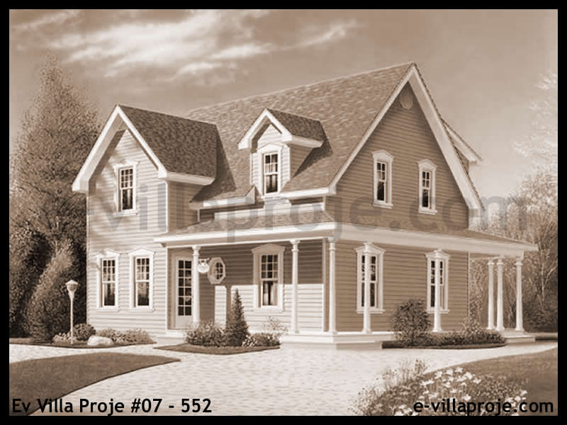 Ev Villa Proje #07 - 552 Çelik Ev Projesi - Görsel 4