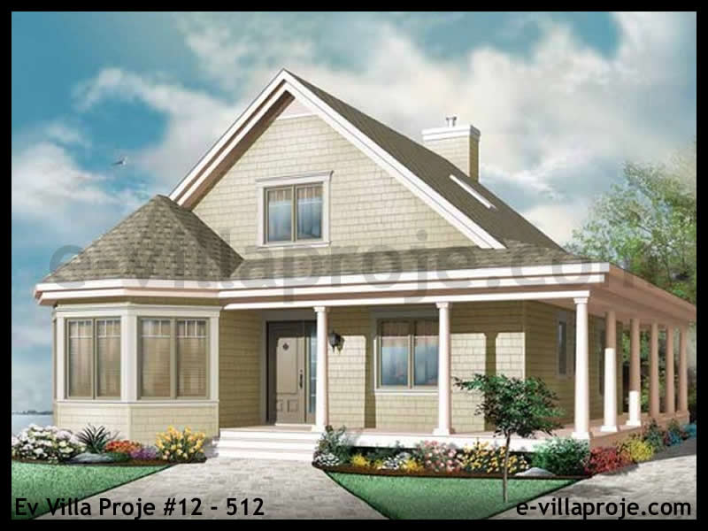Ev Villa Proje #12 - 512 Çelik Villa Modeli ve 3D Tasarımı