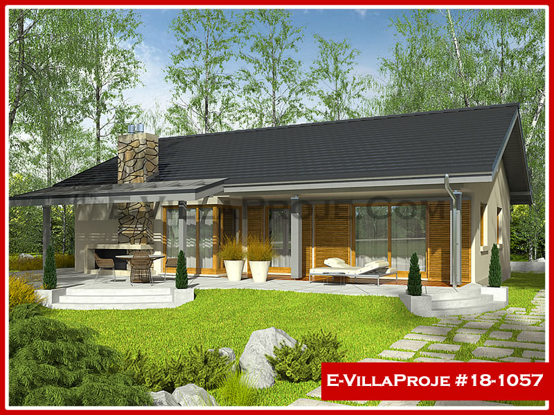 Ev Villa Proje #18 - 1057 Çelik Villa Modeli ve 3D Tasarımı