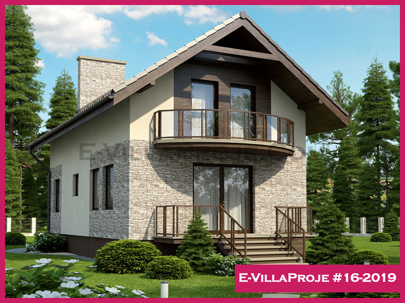 Ev Villa Proje #16 - 2019 Çelik Villa Modeli ve 3D Tasarımı