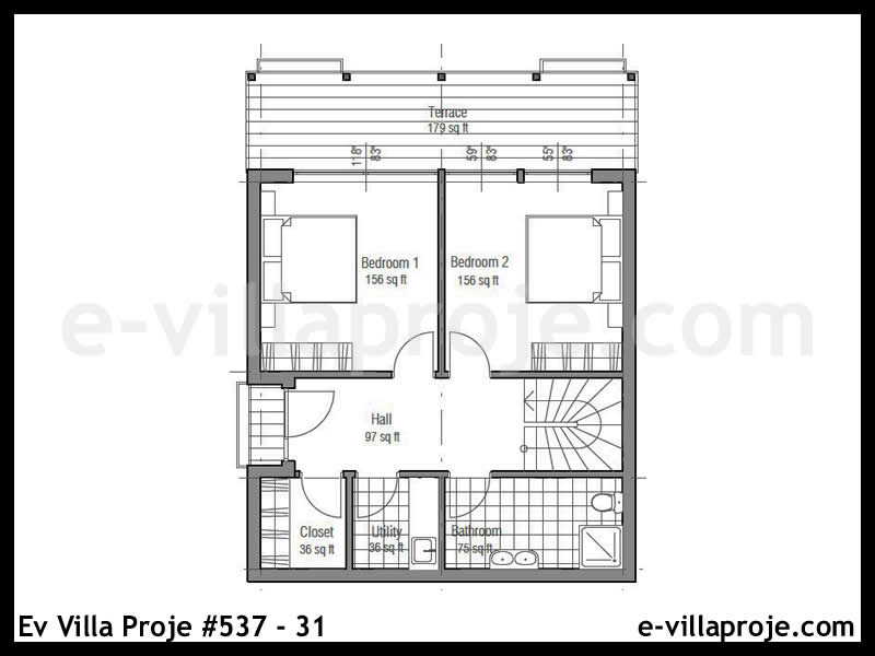 Ev Villa Proje #537 - 31 Çelik Ev Projesi - Görsel 2